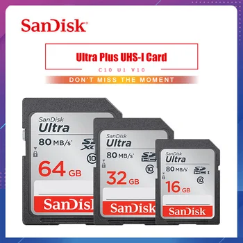 

SanDisk SD Card 128GB 64GB 32GB 16GB microSDHC SDXC UHS-I Memory Card micro SD Card TF Card 80MB/s Class10 U3 For Camera SDUNC