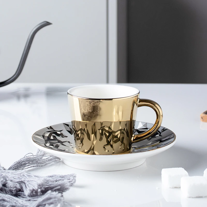 Креативная отражающая чашка с пандой, скандинавский мультяшный олень, анаморфная сова, чашка с зеркалом, кружка с оленем Дэвида - Цвет: Small 90ml