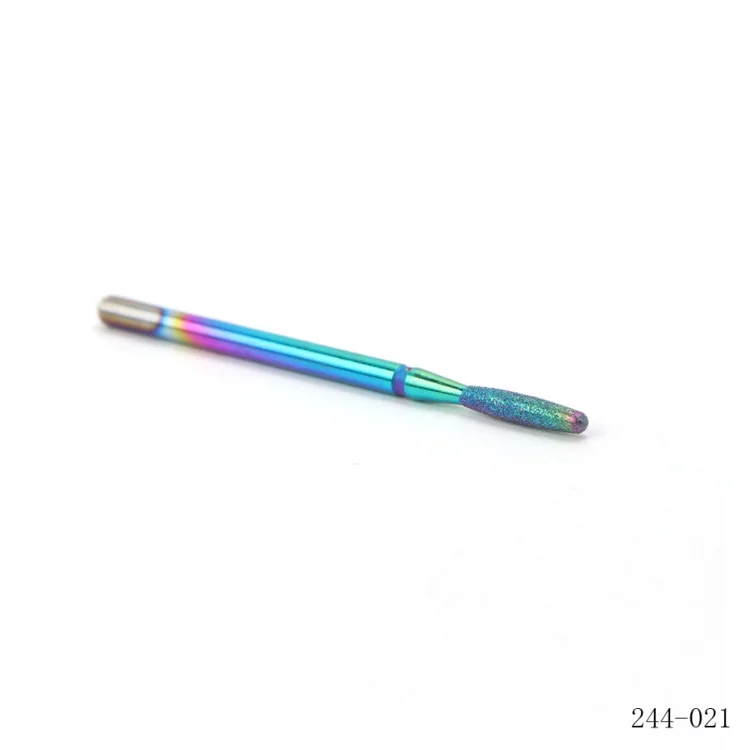 244-021 1 шт. сверла для ногтей Алмазная фреза для маникюра педикюрная электрическая шлифовальная машина для удаления геля аксессуары для ногтей LE1514-1 - Цвет: 244-021