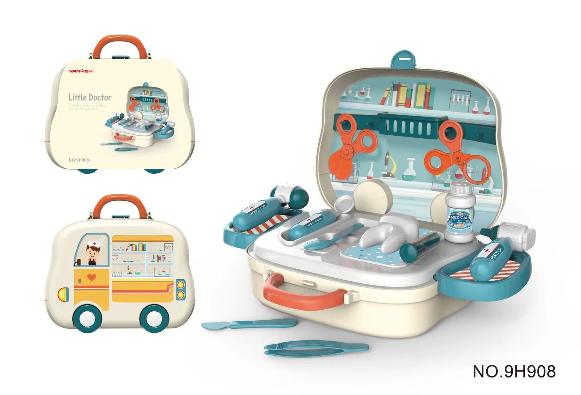 Ролевые игры Дети Красота модные игрушки Моделирование пластик кухня кухонная посуда набор инструментов для макияжа доктор супермаркет чемодан