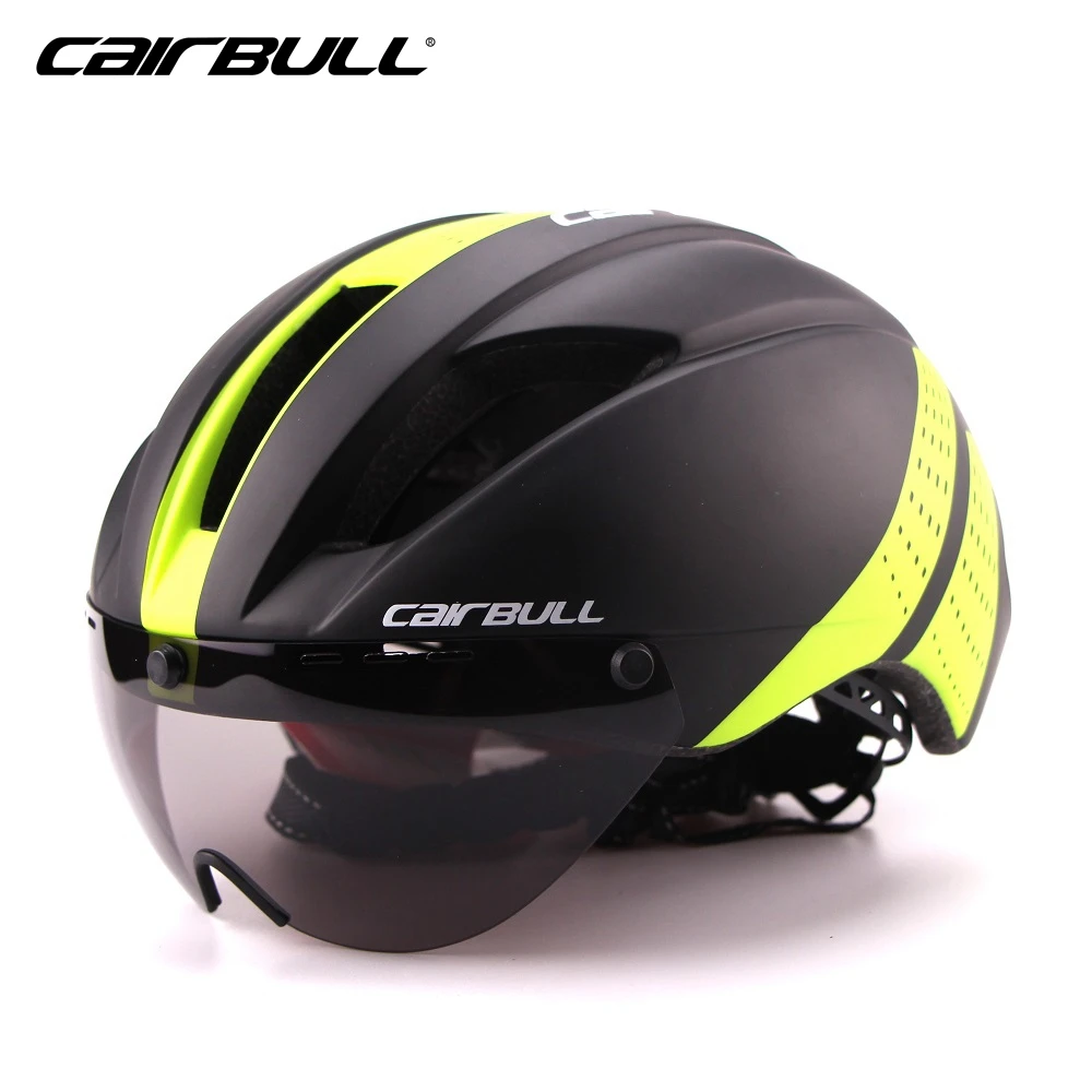 

CAIRBULL Ultra-light Goggle Road Bicycle Helmet Casco Ciclismo Safety Helmet TT Time-Trial Road Bike Helmet Safety Cap 8 Colors