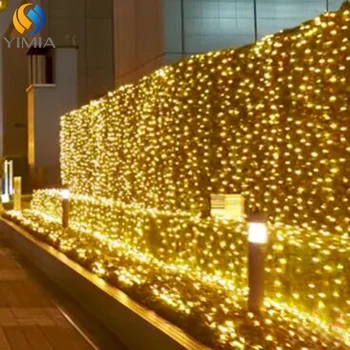 

Christmas Garlands Led Curtain Icicle Lights 6x0.6m 180 LED String Fairy Decorative Outdoor Indoor Home Wedding Decoration Light