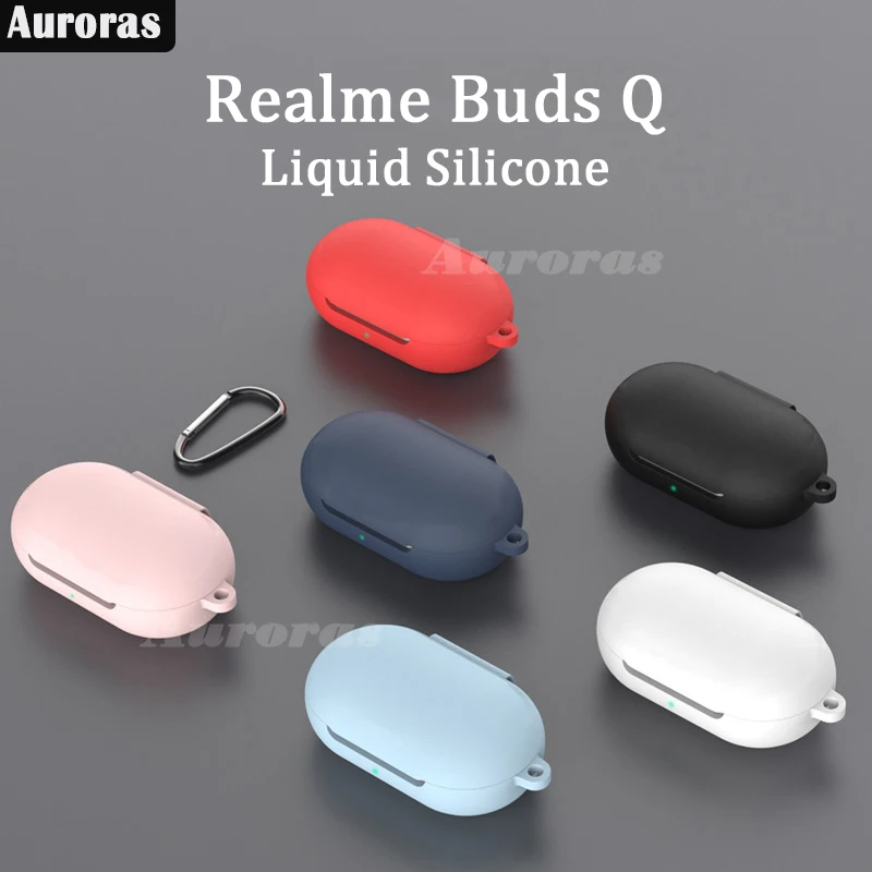 Auroras For Realme Buds Q2 Case Liquid 