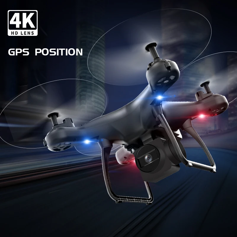 2020 новый GPS Дрон SH4 камера HD 4K 1080P 5G Wifi FPV Профессиональный Квадрокоптер RC Вертолет