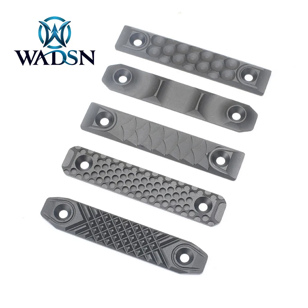 WADSN Airsoft RS ЧПУ Алюминий сплав рельсовая Накладка для М Лок и Keymod Системы короткие
