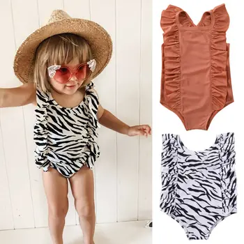 

Newborn Baby Girls Kids Sleeveless Ruffle Swimwear Swimsuit Swimming Beach Summer Clothes Tops