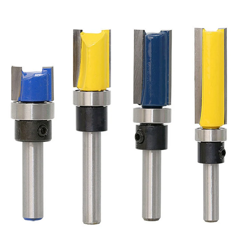

Flush Trim Router Bit Wood Cutter 1/4inch Shank Bearing Milling Cutters For Mill Wood Woodworking Tools