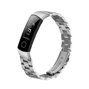 

Stainless Steel Watchband Quick Release Wrist Strap Bracelet Replacement for Huawei Honor Band 5 Accessories R9UA