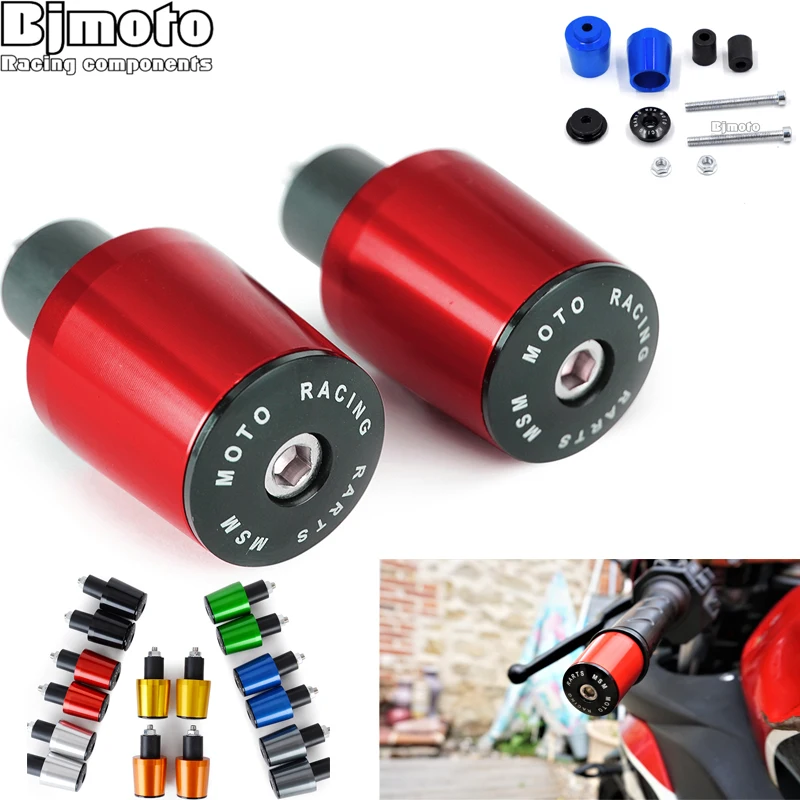 7/8 22MM Handle Bar Grips End Weights Caps Plug Slider For SUZUKI SV 650 SV650/S