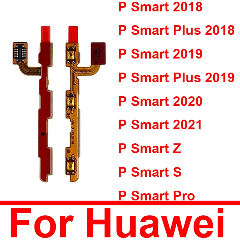 Гибкий кабель для регулировки громкости питания Huawei P Smart S Z Pro Боковая кнопка