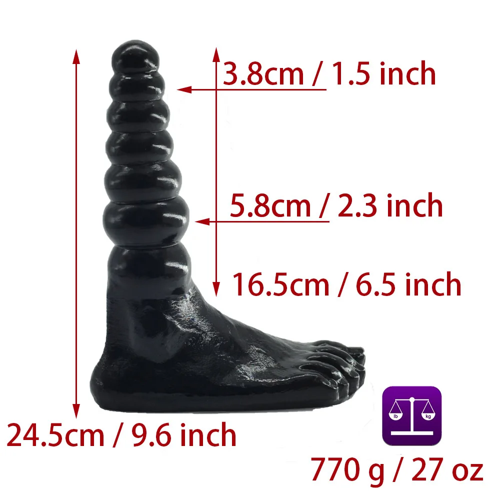 Huge Dildo Bead Anal Plug Big Hand Anal Stuffed Butt Plug Large Penis Foot Fist Masturbate Sex Toys for Women and MenDildos photo