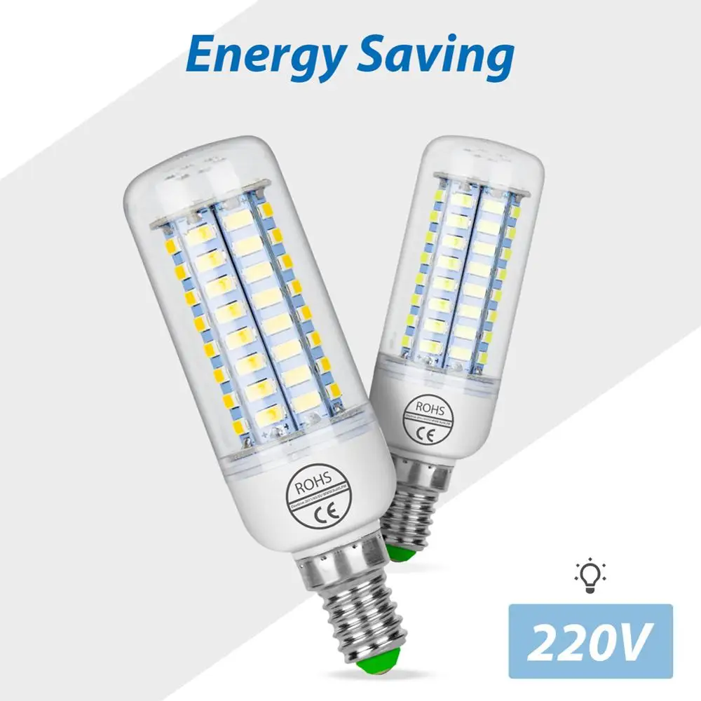 220V светодиодный светильник лампы GU10 Кукуруза лампы GU 10 Светодиодный светильник 5730SMD настольная лампа светодиодный лампа gu10 настенный светильник 240 В энергосберегающие Освещение в помещении