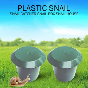 

Plastic Snails Box Animal Snails Pest Trap Cage Portable Slug House Catcher Easily Carrying Part Eco-friendly Tool
