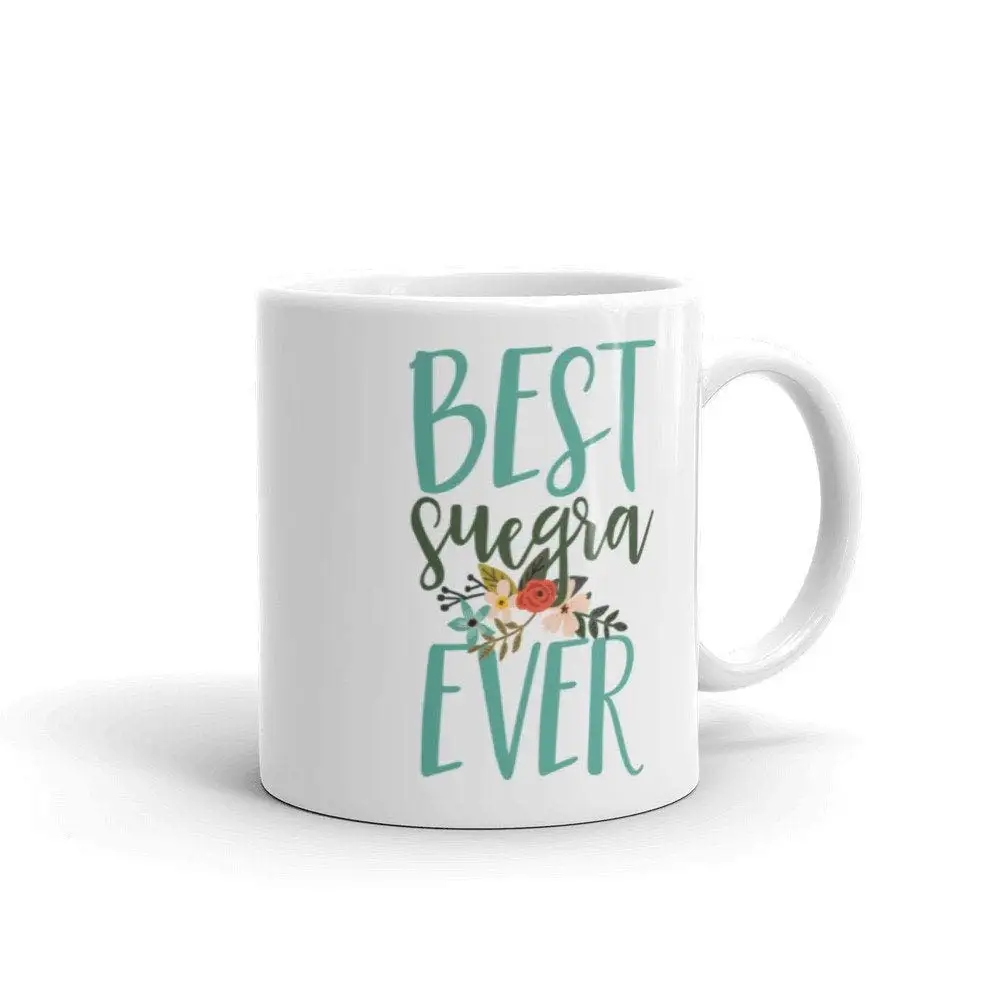 Лучшая кружка Suegra Ever для матери в law, милый подарок для матери-в-law, кофейная кружка 11 унций