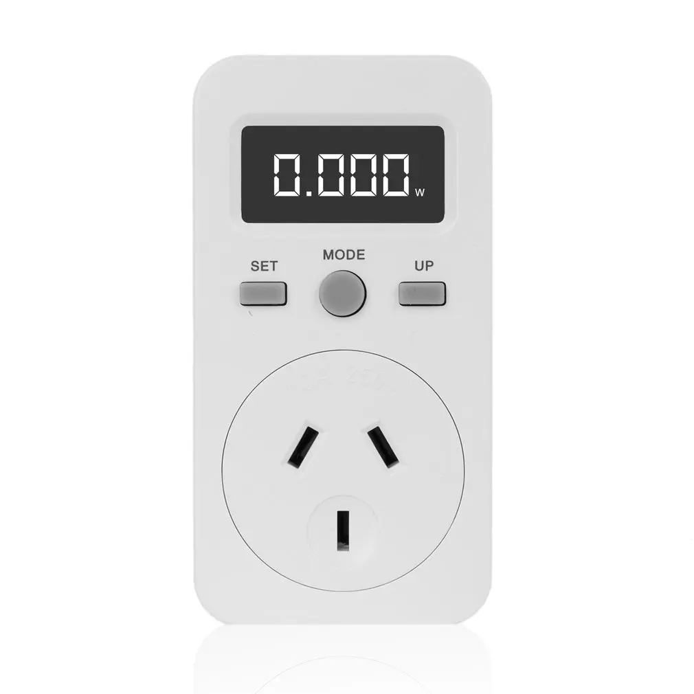 

Digital Power Meter Plug-in Socket Electric Wattmeter Energy Monitor Meter LCD Display Household Measuring Outlet Analyzer