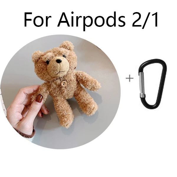 Головные телефоны, беспроводные наушники для Airpods Pro, Bluetooth наушники для Air Pods 1 2, плюшевая стереогарнитура, набор, беспроводная гарнитура - Цвет: auriculares funda