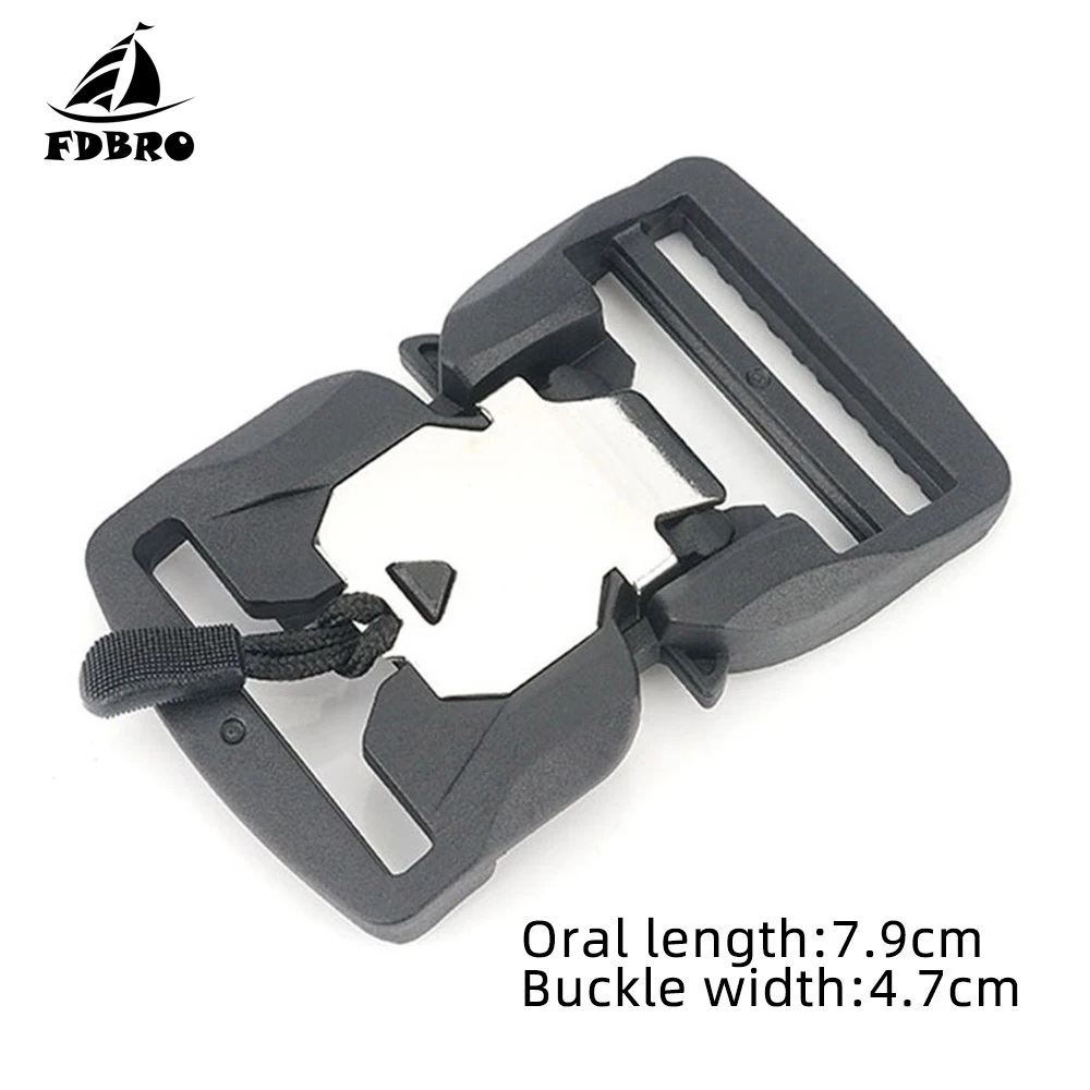2 pieces FDBRO 2 шт. Универсальный Регулируемый ремень DIY Пряжка Военные Аксессуары Мужская магнитная пряжка тактический ремень боковая пряжка - Цвет: 2 pieces