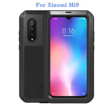 Для Xiaomi Mi 9 Алюминиевый металлический Броня противоударный тяжелый чехол для Xiaomi Mi 9 жизнь водонепроницаемый порошкообразный Gorilla glass Funda