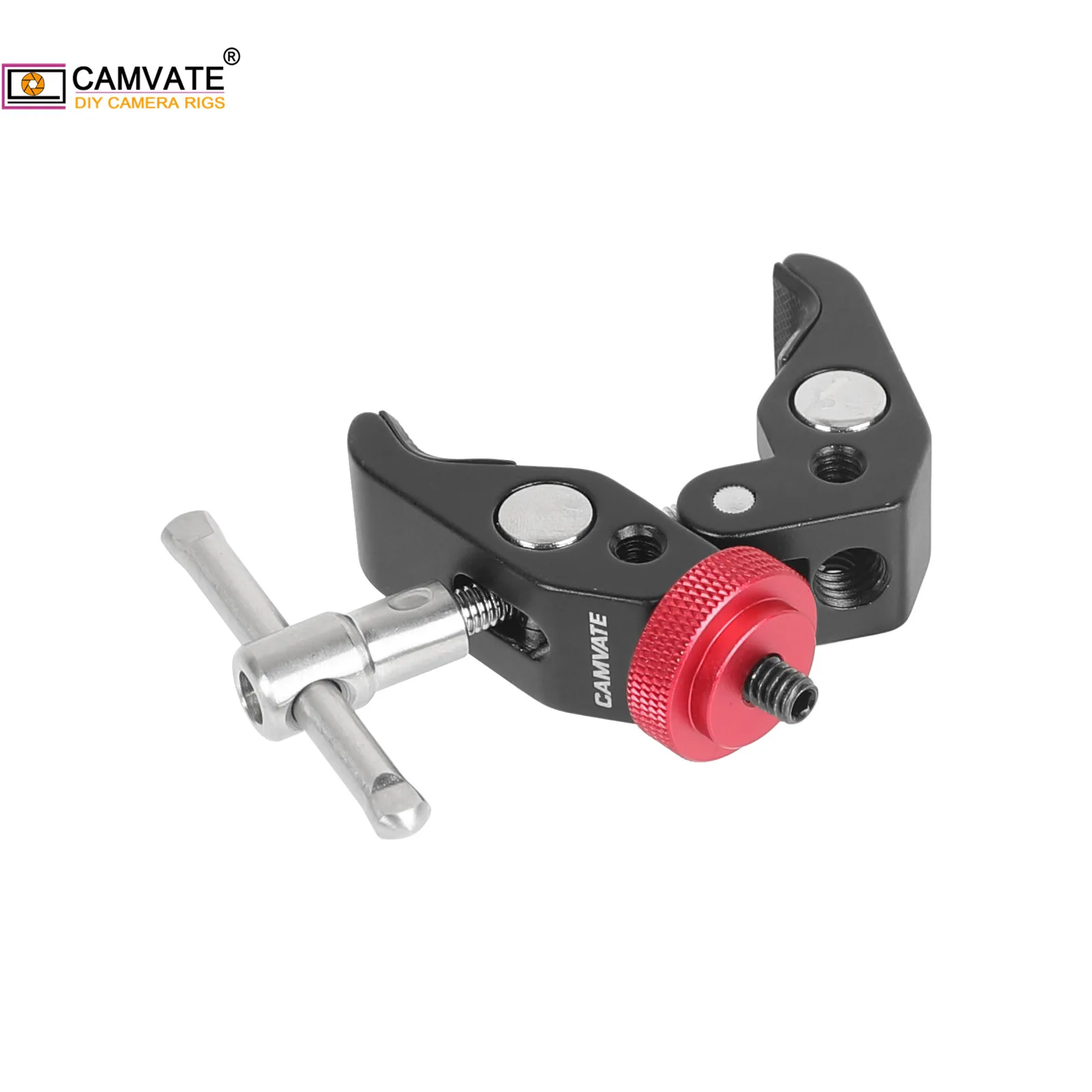 CAMVATE Камера Универсальный Супер крабовый зажим с 1/4 &quot 20 to1/4&quot винтовой