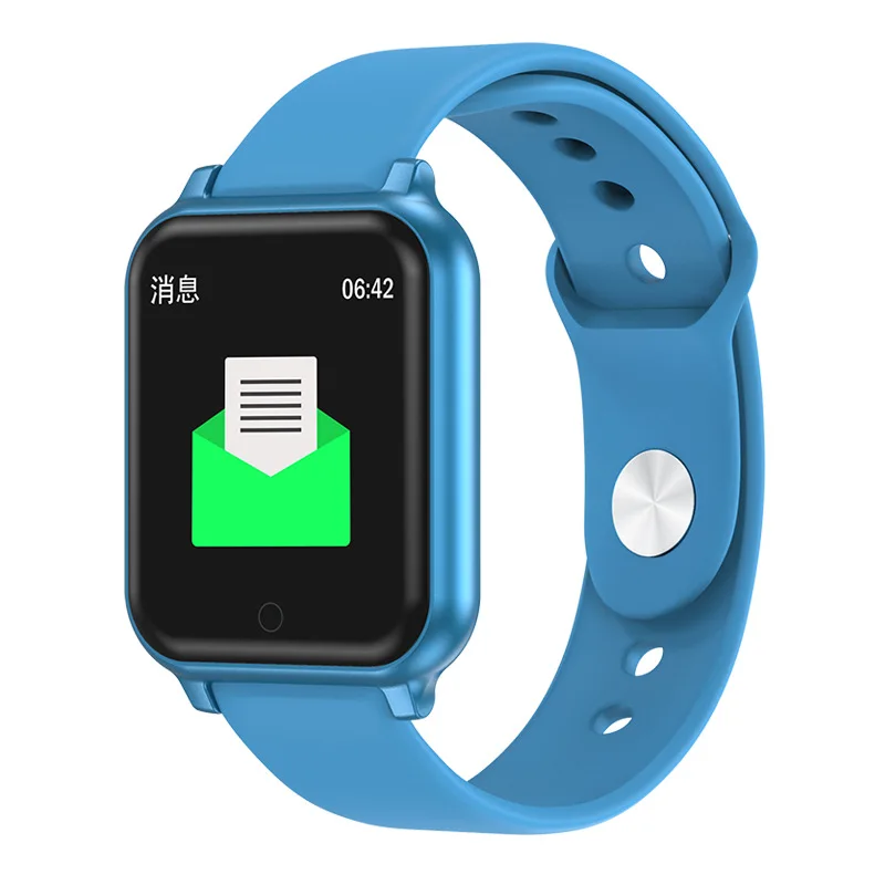 

T70 Smart Watch Heart Rate Sleep Blood Pressure Monitor Fitness Tracker Music Control Sports Bracelet VS P70 T80 Smartwatch