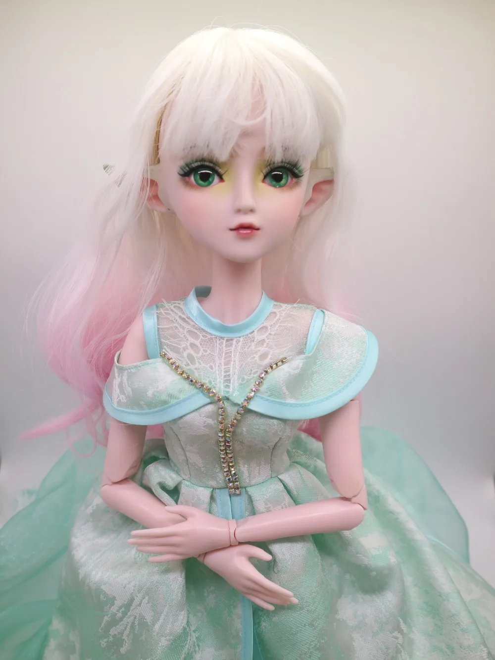 Индивидуальные BJD куклы эльф кукла DIY пластиковая кукла 24 шарнира шарнирная кукла 58 см
