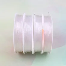 0.6/0.8/1mm Transparent Elastic Crystal Line Bracelet Stretch Cord Beading Rope String Thread For Jewelry Making DIY Accessories