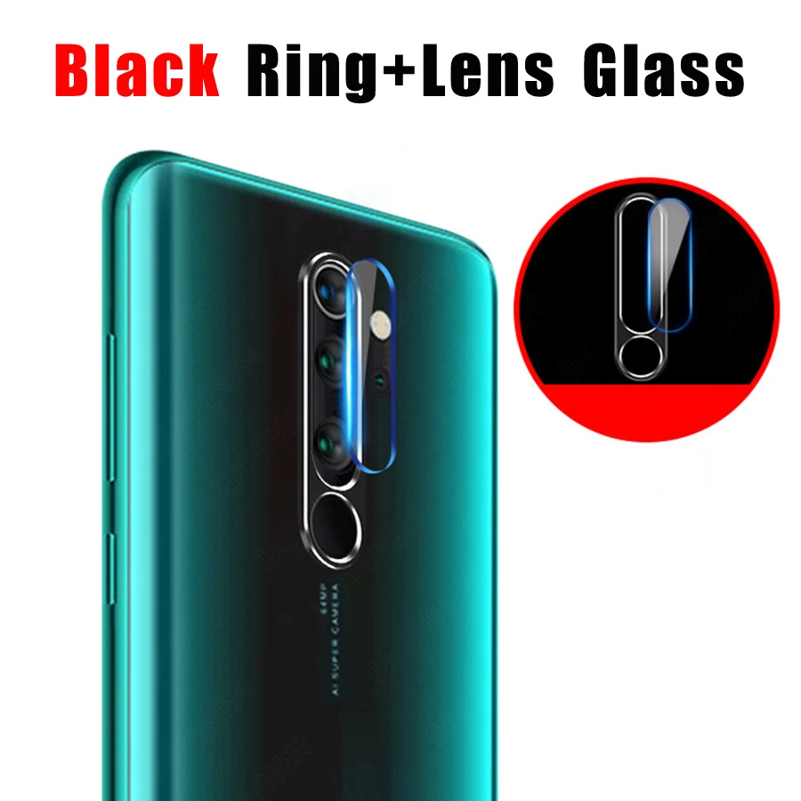 Black Tempered Glass For Xiaomi Redmi Note 7 Pro MI9T 7A Case Xiomi Mi 9 SE MI9 9T Pro 8 Lite Cover Tempered Glass Camera Screen Protector Note7 Ring - Цвет: Black Tempered Glass