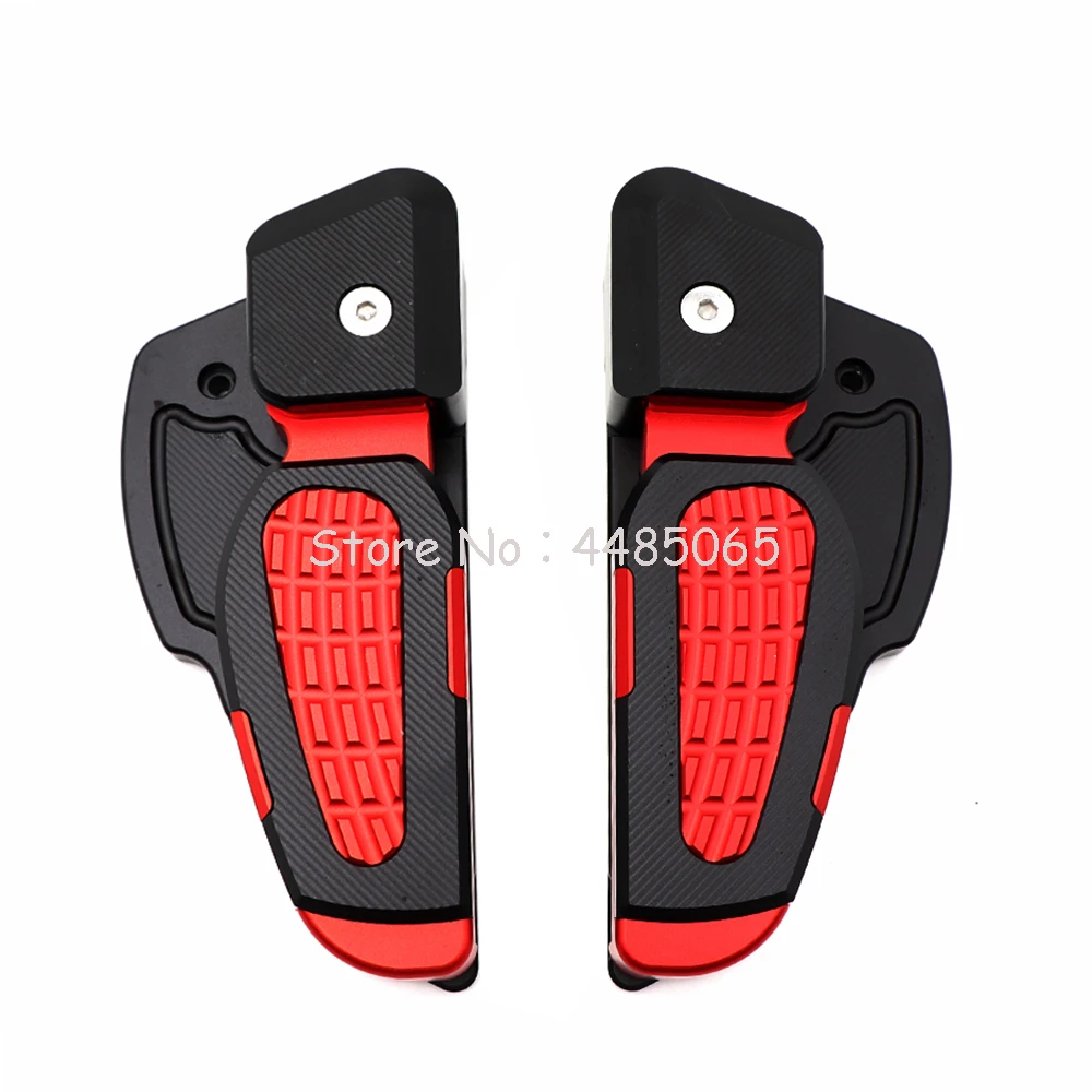 

Motorcycle Foot Pegs Footrest CNC Floorbord Foldable Pedals for Vespa Scooter Primavera Sprint 150 2017-2018