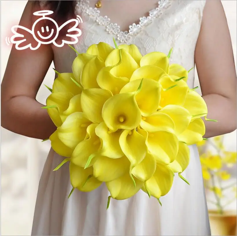Wedding Bouquet Flower Artificial Flower Bouquet Flowers Bridal Wedding Party Decor Bouquet Flower Bunch SPH055
