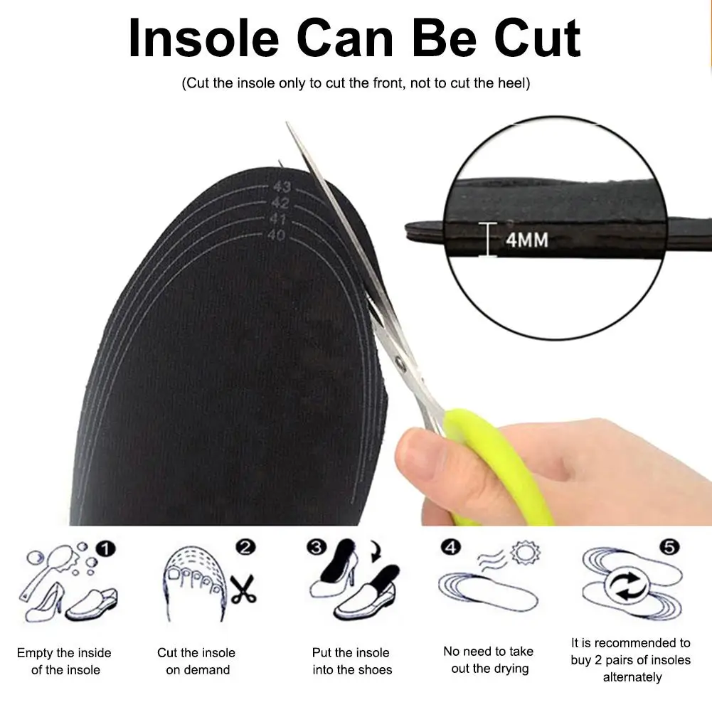USB Heated Insoles Foot Socks Mat Pad Washable Charging Heating Pad For Winter Use Quick delivery