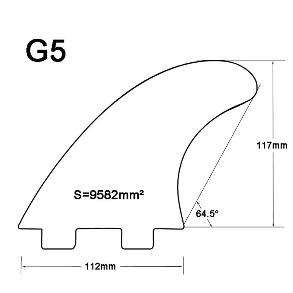 GloryStar Surf Плавники из стекловолокна FCS плавник доски для серфинга G3/G5/G7 Размер плавник в серфинге