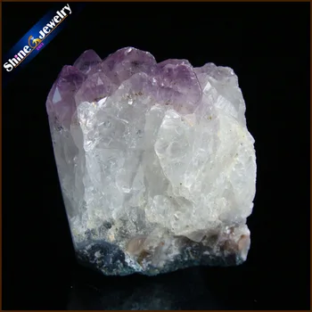 

108 g Natural Stone Purple Raw Amethysts Druzy Drusy Elestial Skeletal Quartz Crystal Cluster Specimen Fit Jewelry Making JS086