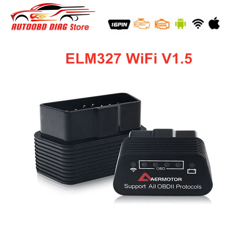 Bluetooth 4,0 AER Super Mini ELM327 wifi OBD2 ELM 327 V1.5 wifi ELM327 OBDII OBD диагностический инструмент ELM 327 для Android/Ios/Windows