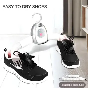 

Portable Clothes Hanger 2 In 1 Folding Clothes Quick Laundry Dryer Home Rod Travel Drying Clothes Shoes Electric Dryer Machine