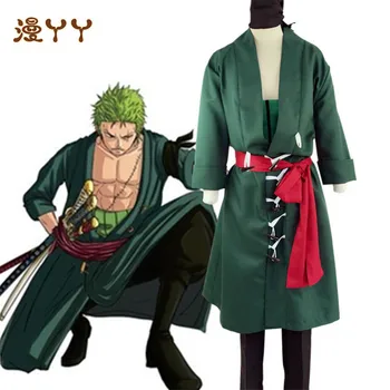 

Anime ONE PIECE Roronoa Zoro cosplay costume Halloween Adult boys and girls Campus party stage props performance clothing