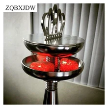 Акриловый кальян Корона уголь чаша ветрозащитный чаша кальян с древесным углем плита с алюминиевым сплавом Уголь Горелки кальян