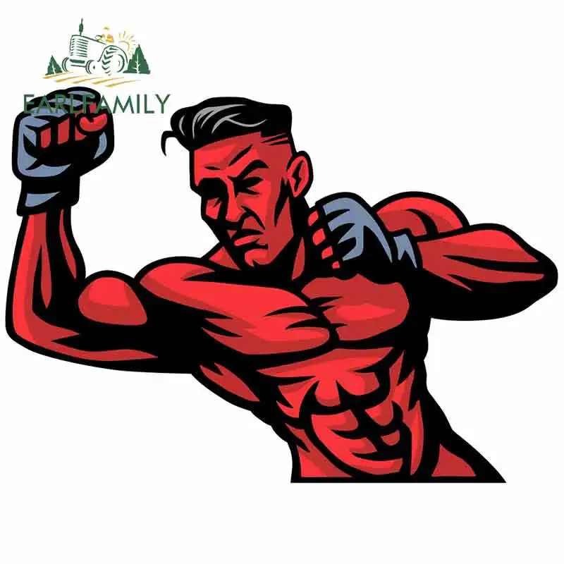 EARLFAMILY 13 см x 8 7 для MMA Fighter талисман автомобильные двери наклейки виниловые