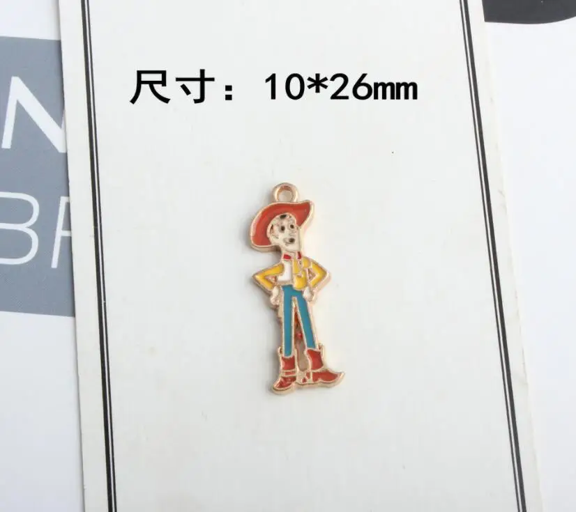 2 -10x26mm 10 шт Эмаль мультфильм Шарм для изготовления ювелирных изделий модные серьги, ожерелья и браслеты Подвески - Окраска металла: 2 -10x26mm