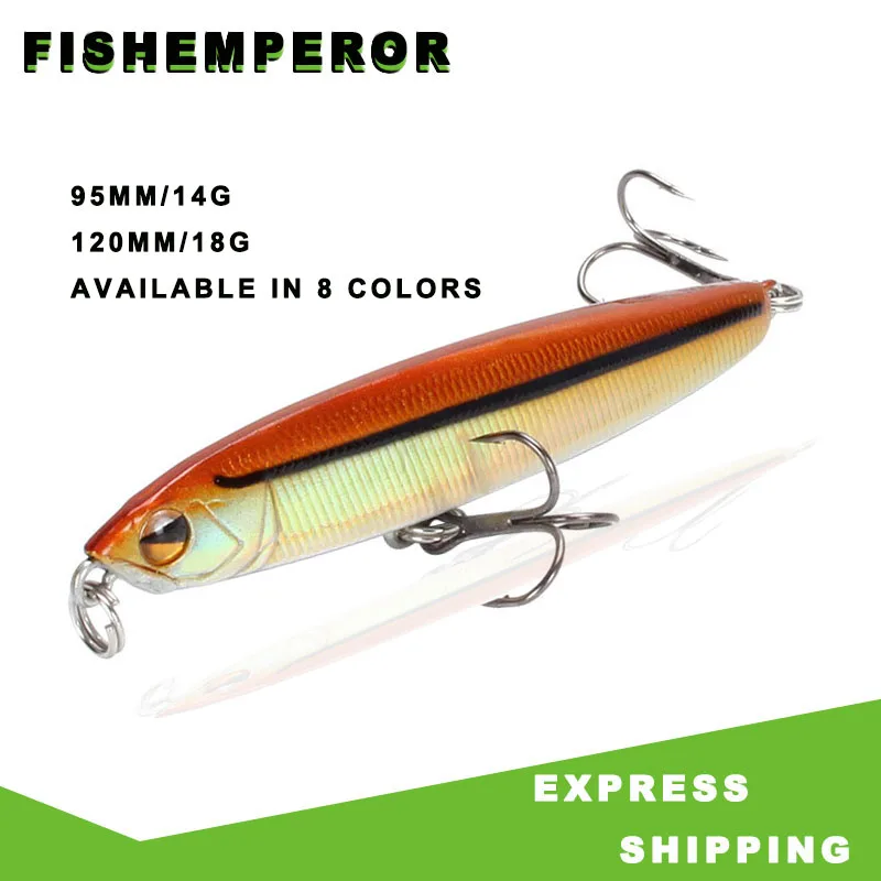 

artificial Fishing lures minnow quality wobblers baits suspending hot model crankbaits popper Carp Fishing hard bait accessori