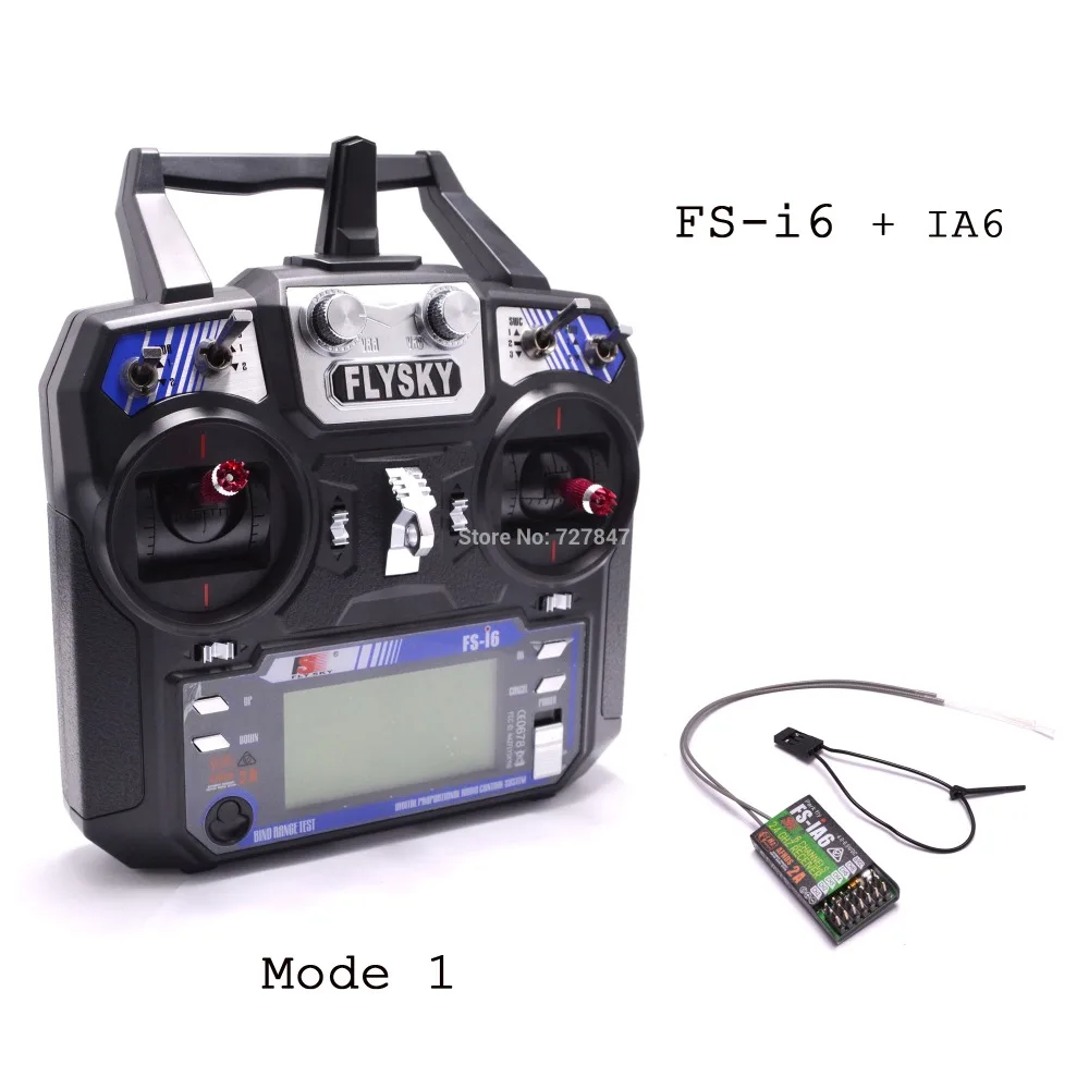 FLYSKY FS-i6 i6 2.4G 6CH AFHDS Transmitter With iA6B X6B A8S