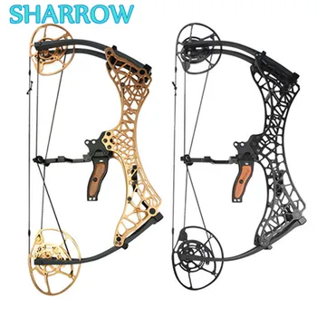 

26" Hunting Fishing Bow 40-70lbs Adjustable Pulley IBO 350FPS Right Hand Compound Bow For Outdoor Camping Archery Competition