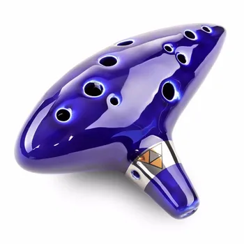 

12 Hole Ocarina double Alto C Legend of Zelda Ocarina Ceramic Flute Instrument