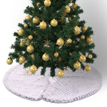 

Christmas Tree Skirt Cloth Floor Floor Door Mat Set Christmas Party Decoration Floor Mat Cover Ornament