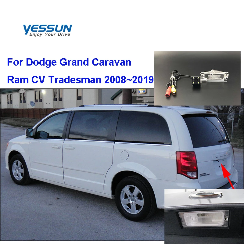 Yessun rear camera For Grand Caravan Ram CV Tradesman dodge caravan 2008~2019 license plate camera/ backup | Автомобили и