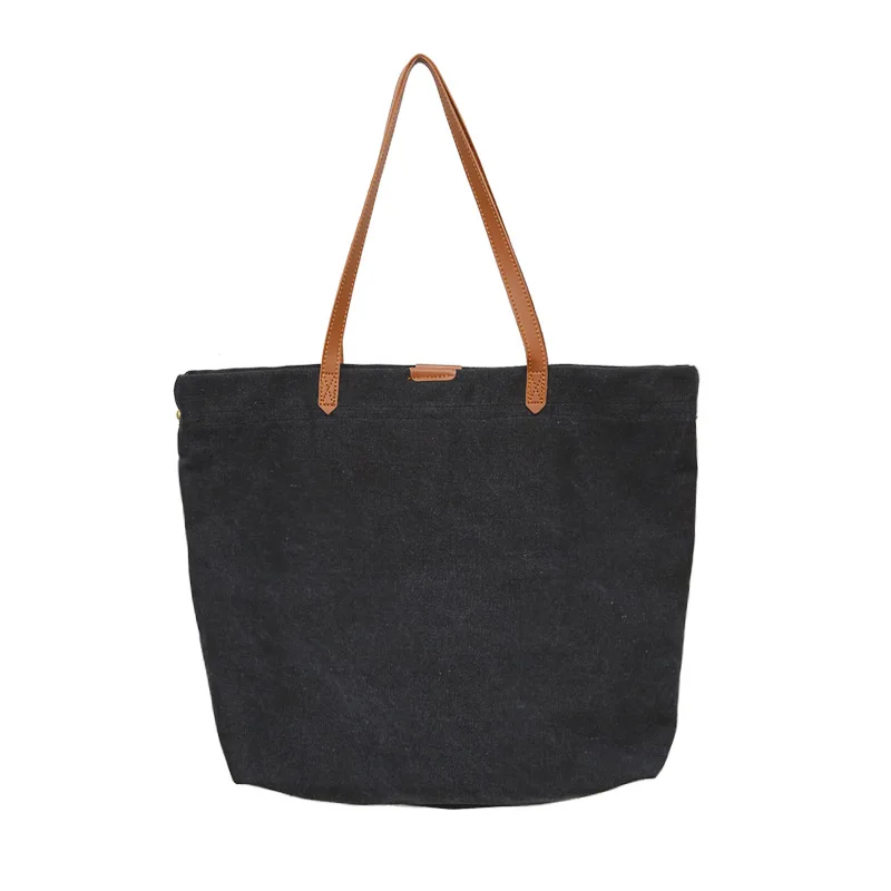 

2019 new JIULIN handmade ladies canvas shopping bag