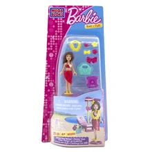  Mega Bloks Barbie Doll Set Educational Toys Fashion Doll Mini Doll Building Blocks Construction Play House Toys Children's Gifts 