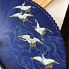 Chinese Hand Fan Classical Small Bamboo Dance Fans Portable Lady Painted Fan Abanicos Para Boda Abanico De Mano Summer Fans ► Photo 3/5