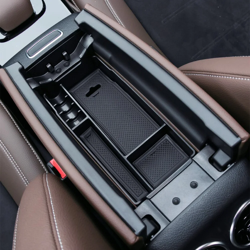 For Mercedes Benz CLA GLA GLB B Class MB C118 X118 W118 Shooting Brake H247 X247 W247 B200d AMG Car Central Armrest Storage Box |