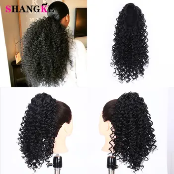 

LUPU 8inches Prom Bride Bridesmaid Ombre Long Part Synthetic Curly Wigs Curly Bundles Black Women