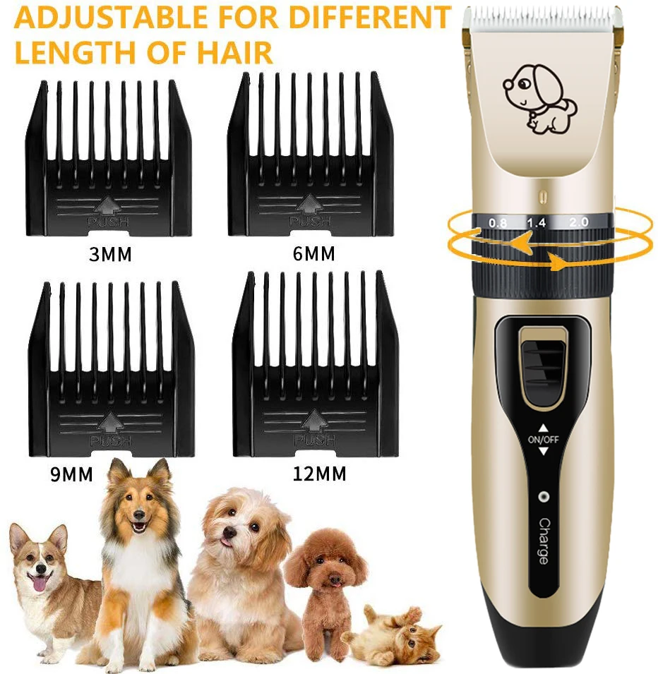 Electrical Dog Hair Trimmer USB Charging Pet Hair Clipper